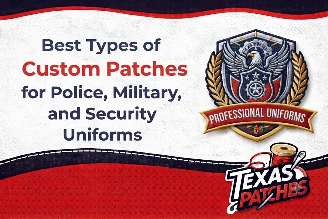 Best Types of Custom Patches for Police, Military, and Security Uniforms