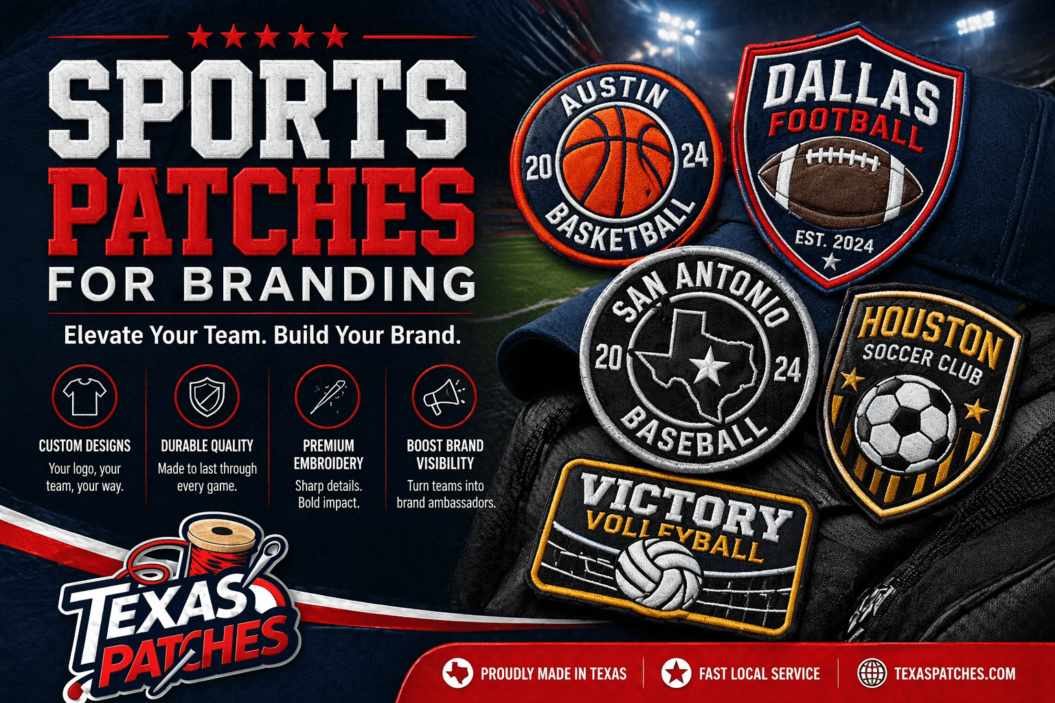 Sports patches for branding success