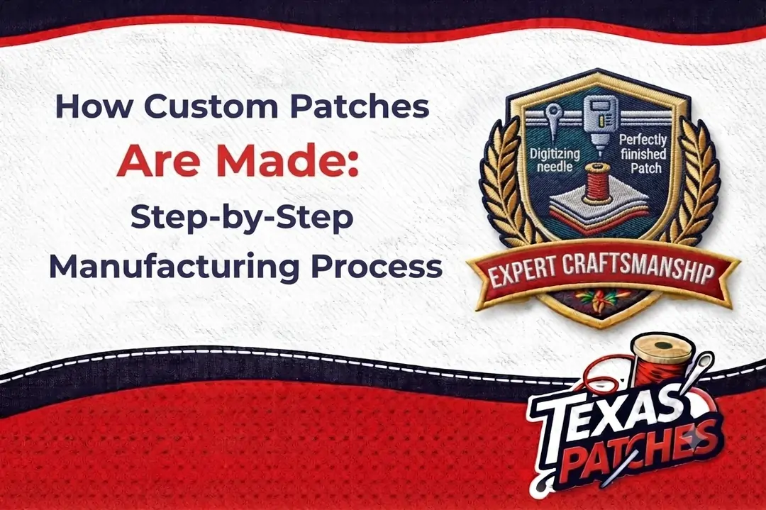 How Custom Patches Are Made Step-by-Step Manufacturing Process